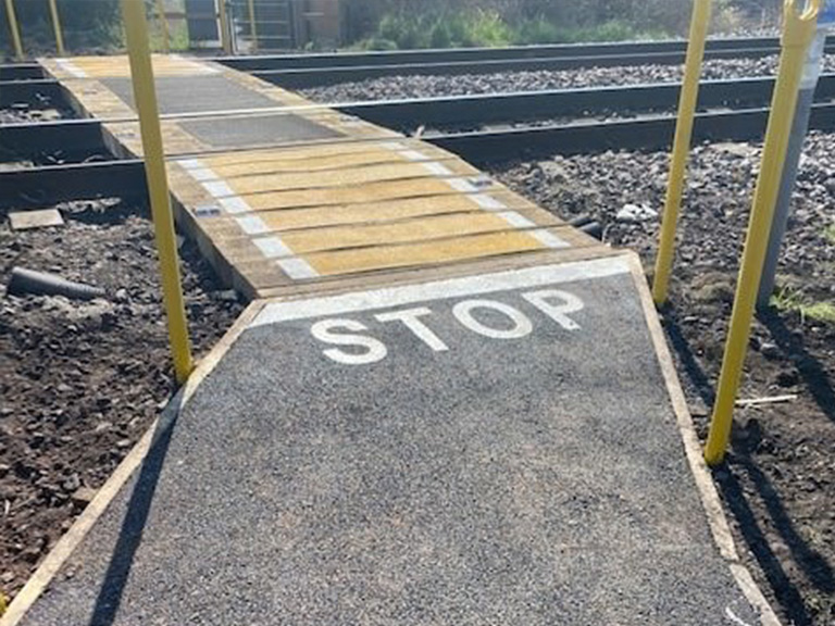Sheriffs Ride Pedestrian Crossing