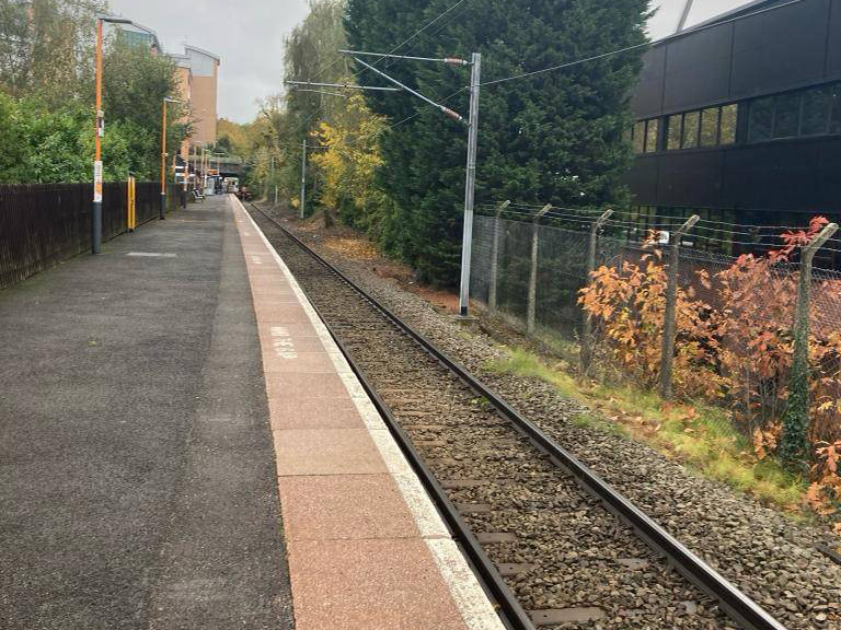 Redditch Station Tactile Installation
